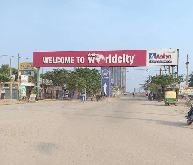 School Building framed structure work at Aditya World City Ghaziabad